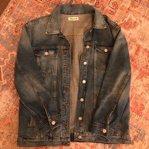 Oversized jean jacket